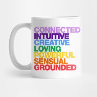 Chakra Traits & Colors Motivational Design Mug